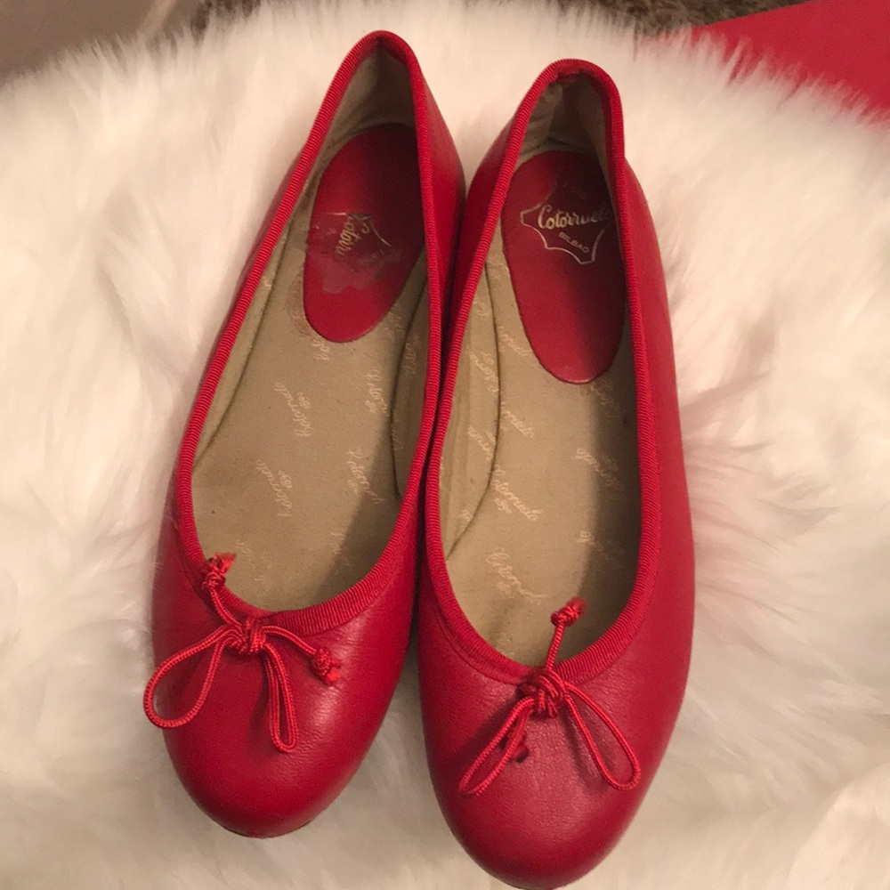 Red Women's Flats